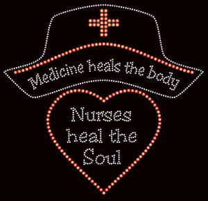 RN Nurse Hotfix Diamond Motif Bling <span class=keywords><strong>Strass</strong></span> Rhinestone Transfer <span class=keywords><strong>T</strong></span> Shirts pour Nail Art et Vêtements - Product Image 6