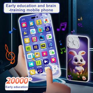 Teléfono Musical Analógico Recargable para Niños, Rompecabezas para Bebés, Educación Temprana, Teléfono con Cuentos, Teléfono Móvil <span class=keywords><strong>de</strong></span> Simulación Multifuncional - Product Image 2