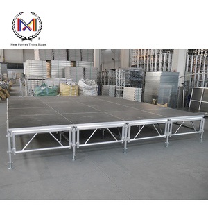 An toàn cao lớp di động nền tảng sân khấu bền nhôm cú đúp Dễ dàng cài đặt tải mạnh mẽ mang vuông sân khấu sự kiện để bán - Product Image 1
