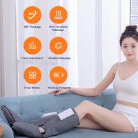 Système de récupération par compression d'air Bottes de massage des pieds et des jambes pour la circulation sanguine Récupération rapide Massage des jambes par pression d'air