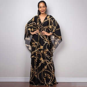 Vestido largo de <span class=keywords><strong>playa</strong></span> informal con botones <span class=keywords><strong>para</strong></span> mujer, talla grande, de poliéster, estilo fluido, <span class=keywords><strong>para</strong></span> vacaciones de verano. - Product Image 6