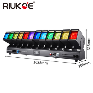 Barra <span class=keywords><strong>de</strong></span> Luces LED RGBW <span class=keywords><strong>de</strong></span> 12x60W con Matriz Móvil, 12 Ojos, Píxeles Giratorios, Iluminación <span class=keywords><strong>de</strong></span> Escenario, Control DMX para Espectáculos en Vivo, Discotecas y Clubes - Product Image 3