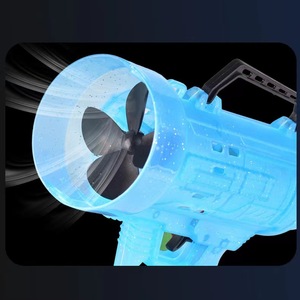 Pistola Spara Bolle di Sapone in Plastica con Luci per Bambini, Giocattolo da Esterno Tipo Gatling - Product Image 3