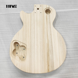 بيع مباشر LP الغيتار الكهربائي تعديل الجسم ديي مع طلاء الجسم الغيتار يضم نمط وفي لون الخشب الطبيعي - Product Image 3