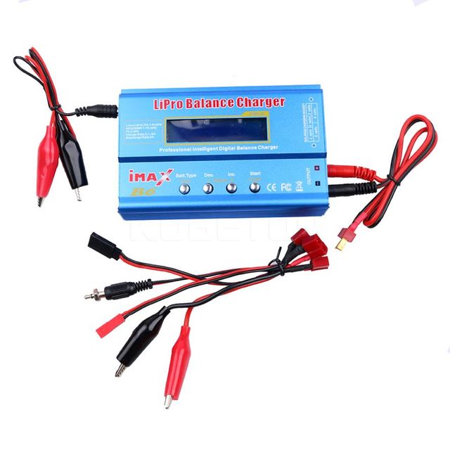 Imax B6 AC RC Charger 80W B6AC 6A Balance Charger Digital LCD Screen Li-ion LiFe Nimh Nicd PB Lipo Battery Discharger
