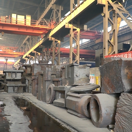 Pour Big Steel/iron Castings,unit Weight 260 Ton Per Piece,annual Capacity 50000 Tons