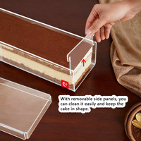 Boîte à gâteau mousse tiramisu anti-poussière, boîte personnalisée DIY pour les pâtisseries INSYA, les friandises sucrées et l'emballage des articles de pâtisserie, outils pour gâteaux