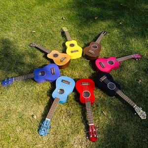 <span class=keywords><strong>Prix</strong></span> de vente en gros d'usine ukulélé couleur tilleul débutant petite guitare guitare ukulélé 21 pouces - Product Image 2