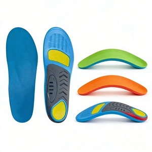 Semelles intérieures orthopédiques Ideastep à haute répulsion en mousse PU laminée, super douces, <span class=keywords><strong>pour</strong></span> pieds plats, avec soutien de la voûte plantaire 4D, respirantes, <span class=keywords><strong>pour</strong></span> le sport - Product Image 1