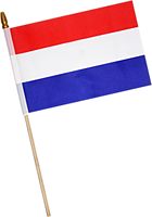 Drapeau miniature en bois à tenir à la main, Nouveauté Pays-Bas, pour la décoration de fêtes sportives et festivals (vente en gros)