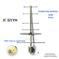 Antenne de transmission unique de type tunnel 470 MHz extérieure 433 MHz Yagi