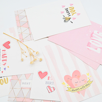 Cartes de remerciement en papier kraft en gros, 50 pièces, pour mariage, anniversaire, pour ma petite entreprise, cartes de remerciement personnalisées pour cadeaux