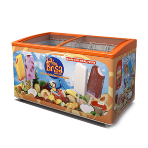 X-MING vetrinetta orizzontale per gelato con piano in vetro, congelatore a doppia temperatura <span class=keywords><strong>e</strong></span> <span class=keywords><strong>frigorifero</strong></span>, personalizzazione commerciale - Product Image 3