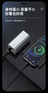 Tipo-C 65W multi porte <span class=keywords><strong>portatile</strong></span> esterno caricabatteria per laptop 20000mah USB <span class=keywords><strong>un</strong></span> PD 22.5W power bank per telefono cellulare - Product Image 4