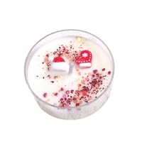 Bougie décorative cylindrique en cire de soja faite à la main pour Noël, cadeau souvenir pour une ambiance festive