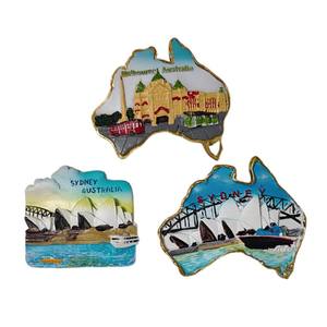 Pegatina australiana para refrigerador con diseño de koala y paisaje, pegatina tridimensional de resina para refrigerador, decoración magnética para refrigerador - Product Image 4