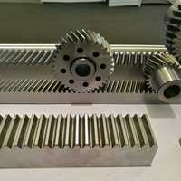 Rail linéaire CNC M1 M2 M3 de haute précision avec crémaillère et ensembles de pignons en acier crémaillère en acier forgé