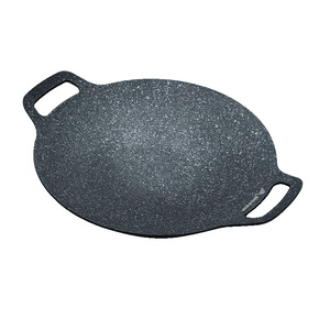 Korean Bbq Pan Stone Grill Pan 30Cm Diameter Portable Outdoor Cooking Teppanyaki Griddle For Multi Fuel Stove - Product Image 1