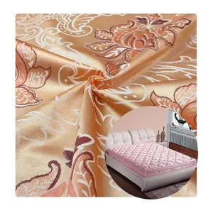 Tissu imprimé en microfibre, fabricant de tissu de matelas imprimé en tricot chaîne, tissu tricoté pour matelas de printemps