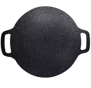 <span class=keywords><strong>Poêle</strong></span> à <span class=keywords><strong>griller</strong></span> sans fumée antiadhésive en pierre Maifan de style japonais Poêles à frire en métal modernes <span class=keywords><strong>pour</strong></span> <span class=keywords><strong>la</strong></span> maison et l'extérieur - Product Image 2