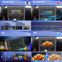 Radio Mobil Podofo 7'' MP5, Pemutar Multimedia Mobil, Wireless Carplay & Android Auto untuk Audi A4/S4/B6/B7 SEAT Exeo, Pabrikan OEM