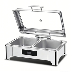 Réchaud de buffet isolant, Réchaud <span class=keywords><strong>Buffy</strong></span>, Ustensiles de petit-déjeuner pour buffet d'hôtel, Bassin isotherme, Pot isotherme, Réchaud chauffant, Présentoir - Product Image 1