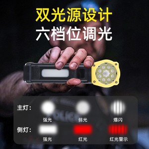 Folding Rechargeable Work Light Cob Led Magnetic Portable Outdoor Flashlight Car Repair Maintenance G905 Yellow - Product Image 3