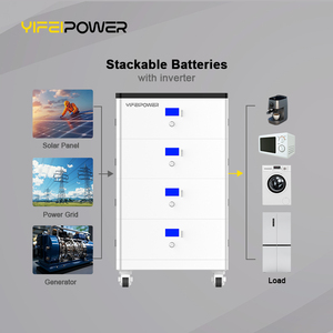 Chu kỳ sâu LiFePO4 pin Lithium ion stackable10kwh 5KW 51.2V 100AH 200AH cho nhà năng lượng mặt trời hệ thống năng lượng - Product Image 5