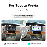 Écran radio MOOKAKA 11,5 pouces pour Toyota Previa 2006, Android 15, navigation GPS, écran stéréo, CarPlay, Android Auto, LHD et RHD