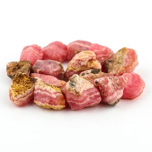 Piedra preciosa de rodocrosita Yashee, cristales crudos de color rosa, forma irregular para hacer joyas, piedra curativa, roca suelta, 5 uds. - Product Image 2
