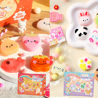 Jouet Squishy Kawaii pour animaux de compagnie, anti-stress, à presser, forme d'animal, mignon