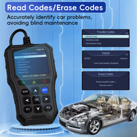 Herramienta de diagnóstico OBD2 YM519, lector de código de coche multilingüe con Cables de Audio y vídeo, comprobación del sistema del motor, escáner de fallas, probador de batería