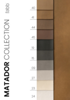 Tela Textil para el Hogar FABB MATADOR, Ecológica, Resistente a la Abrasión, Tipo Cuero, 67% PES/13% Cuero, Peso Medio