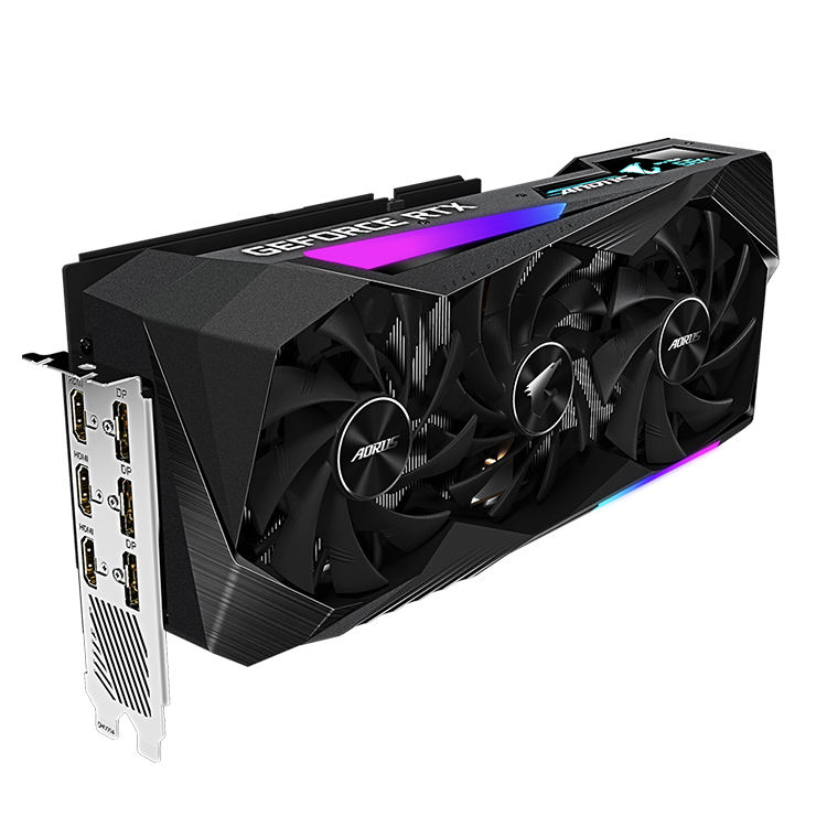 Used GIGABYTE AORUS GeForce RTX 3070 MASTER 8G GDDR6 Graphics Card with RGB  Fusion and MAX-COVERED Cooling RTX3070 GPU