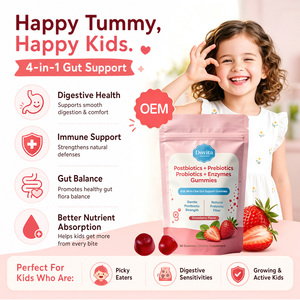 Gomitas Probióticas para Niños OEM Peach 2 Billion CFU Multi-Strain, para la Salud Digestiva e Inmunológica del Intestino de los Niños, Sin GMO, Venta al Por Mayor - Product Image 3
