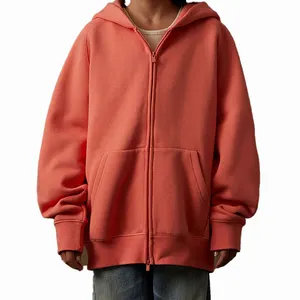 wholesale Custom heavyweight 400 gsm drop shoulder hoodie logo manufacturer oversized hoodies for men