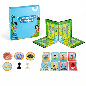 <span class=keywords><strong>Jeu</strong></span> <span class=keywords><strong>de</strong></span> société <span class=keywords><strong>de</strong></span> chasse au trésor en papier <span class=keywords><strong>pour</strong></span> adultes, personnalisable selon vos besoins, vente en gros - Product Image 2