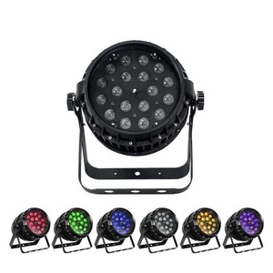 Produit phare : Projecteur LED PAR étanche 18x18W RGBWA UV 6-en-1 pour extérieur et scène - Product Image 1