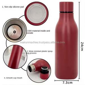 Juego de termos de acero inoxidable con aislamiento de 17oz/500ml botella de agua personalizada sin Bpa termo de doble pared para negocios - Product Image 3