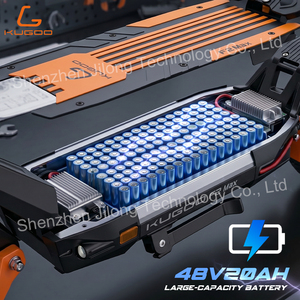 Monopattino Elettrico Fuoristrada KUGOO F2 Max, Autonomia 60KM, Motore 850W, Batteria 48V 20Ah, Pneumatici Larghi, Scooter Elettrico per Adulti - Product Image 2