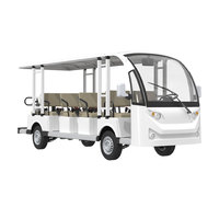 Bus électrique de tourisme à carrosserie composite haute résistance, personnalisable en usine, 8, 11, 14, 17, 23, 27 places, pour services de navette de station balnéaire et d'hôtel