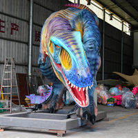 Dev Boyutta Jurasik Dönemi Dino Dünyası Benim Robotum Animasyonlu Gerçek Boyutta Trex Animatronik Dinozor Parkı Satılık