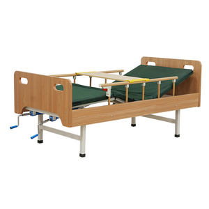 Top bán hai-crank gỗ điều chỉnh giường bệnh viện với hộ Lan Tôn sóng cho phòng khám và bệnh viện Chất lượng cao đồ nội thất - Product Image 1