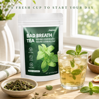 Sachets de Tisane Menthe Fraîche 10 Sachets Sans Sucre Pour le Matin, les Réunions au Bureau, la Fraîcheur Quotidienne, la Pause, la Détente Nocturne