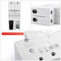 Disjoncteur miniature DC S200M 4P 63A, interrupteur spécialisé DC, protection contre les surcharges et les courts-circuits pour système solaire photovoltaïque DC