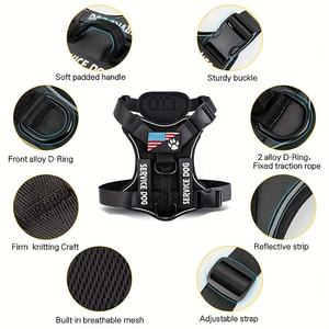 Arnés Reflectante Ajustable y Fácil de Controlar para Perros, con 5 Parches, para Perros Pequeños, Medianos y Grandes - Product Image 2