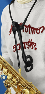 Sangle de transport professionnelle pour <span class=keywords><strong>saxophone</strong></span> <span class=keywords><strong>alto</strong></span> et ténor – Sangle de cou réglable, <span class=keywords><strong>support</strong></span> double épaule, ceinture dorsale respirante - Product Image 6