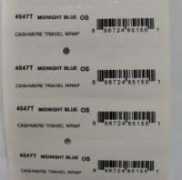 Autocollant transparent imprimante étiquettes de codes à barres rouleau étiquette d'expédition de vêtement autocollant de code à barres thermique direct