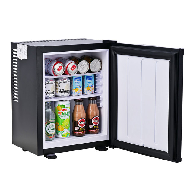 XCS-18AT Single Door Energy Drink Fridge Upright Portable Mini Fridge for Home Hotel Use Stainless Steel Energy Efficient 18L