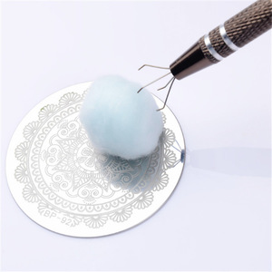 Stylo de nettoyage pour nail art, tampon de correction des traces, outil de nettoyage pour plaque de tamponnage, stylo de nettoyage pour vernis à ongles, pour salon de manucure - Product Image 2